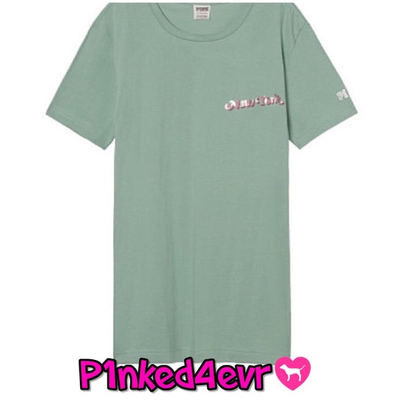 NWT VS PINK New York Bling “I Made it!” Tee XS/S - Picture 2 of 6